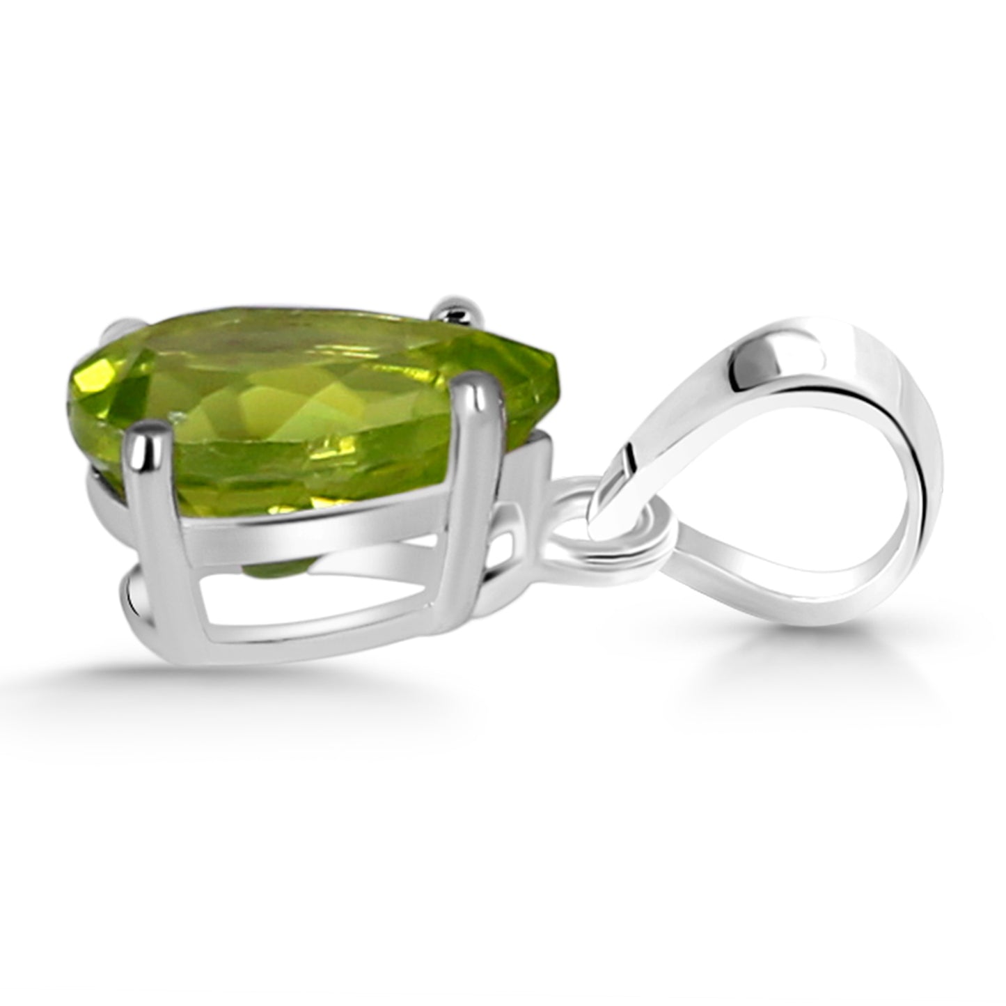 Sterling Silver Pendant Peridot  IGP-759