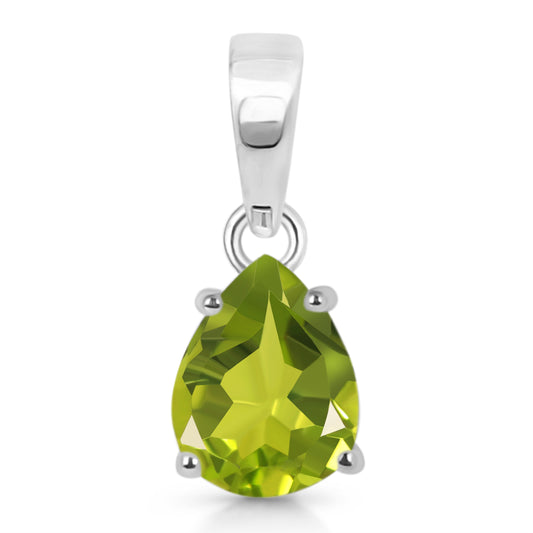 Sterling Silver Pendant Peridot  IGP-759