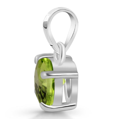 Sterling Silver Pendant Peridot  IGP-549