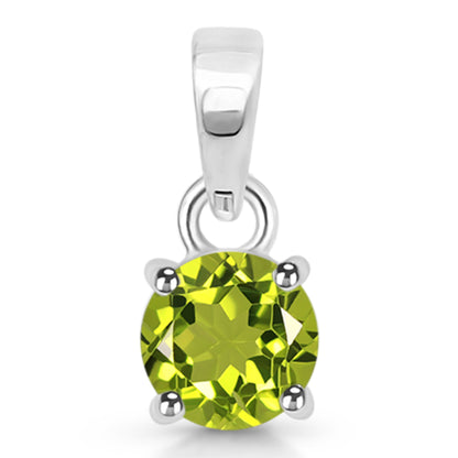 Sterling Silver Pendant Peridot  IGP-549