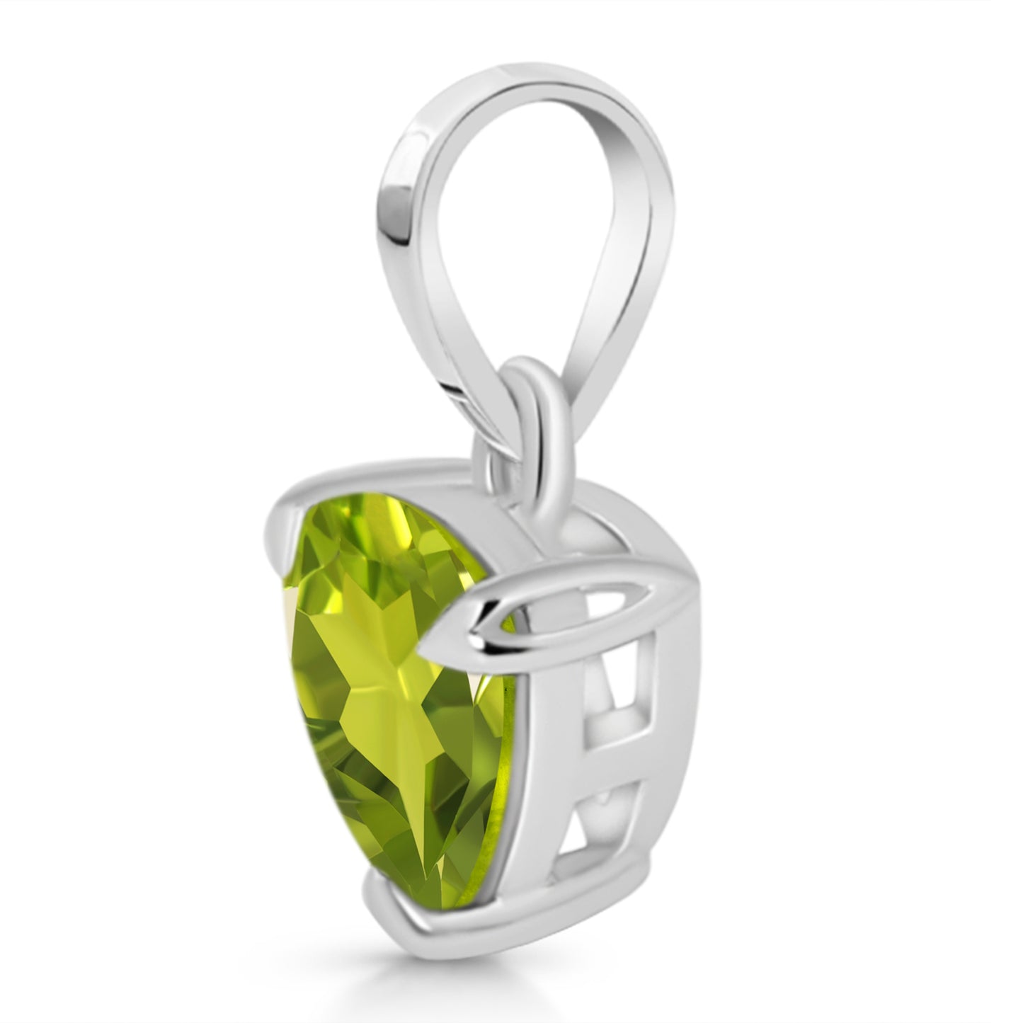 Sterling Silver Pendant Peridot  IGP-993