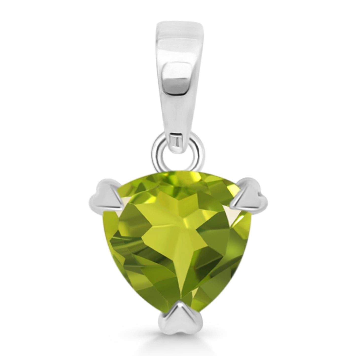 Sterling Silver Pendant Peridot  IGP-993