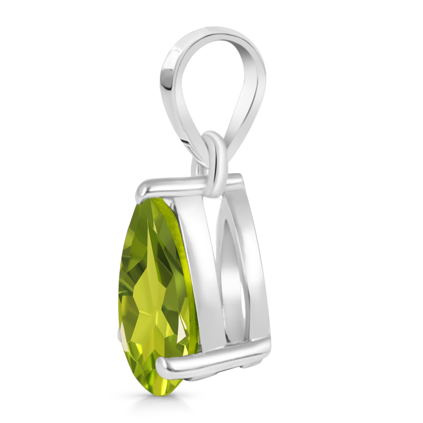 Sterling Silver Pendant Peridot  IGP-738