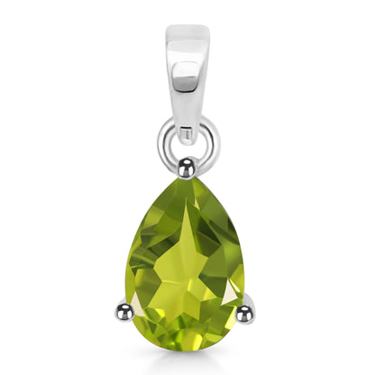 Sterling Silver Pendant Peridot  IGP-738