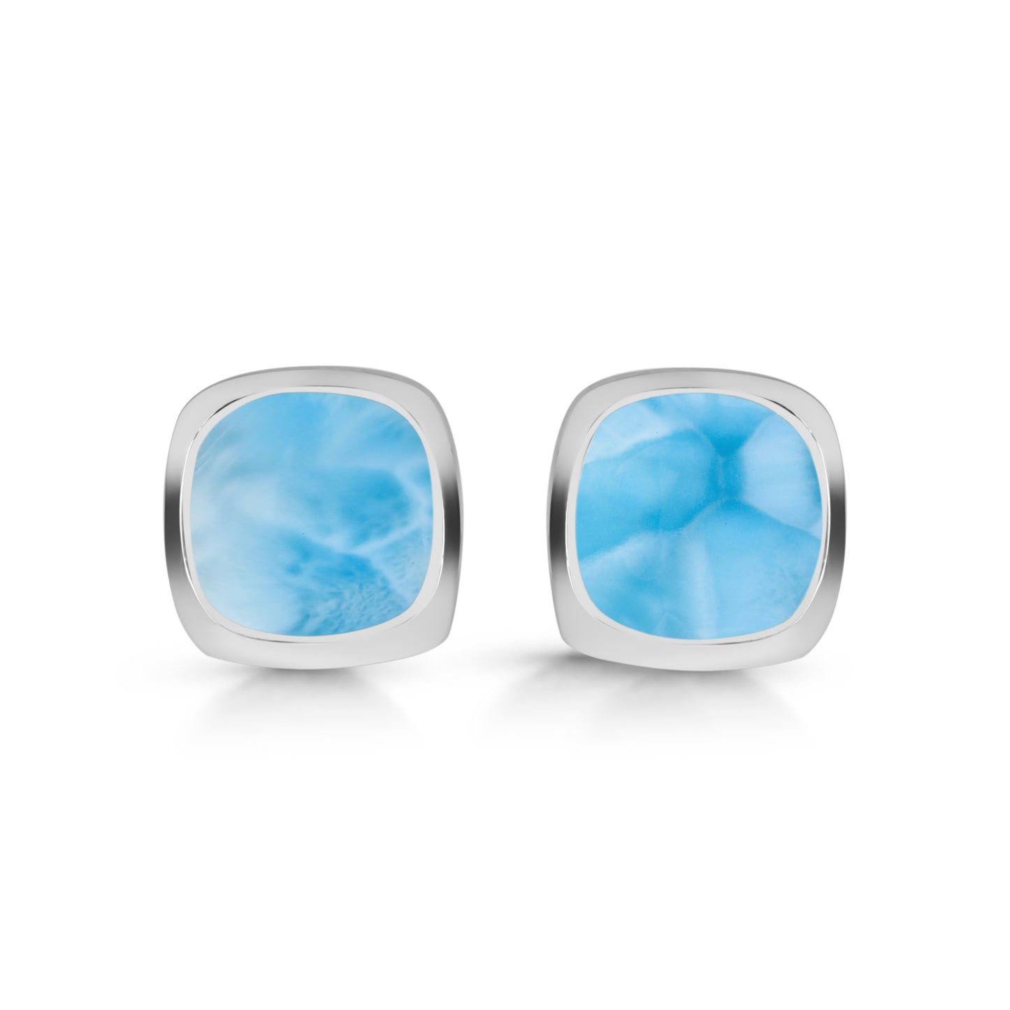 Sterling Silver Earrings Larimar  IGE-1146