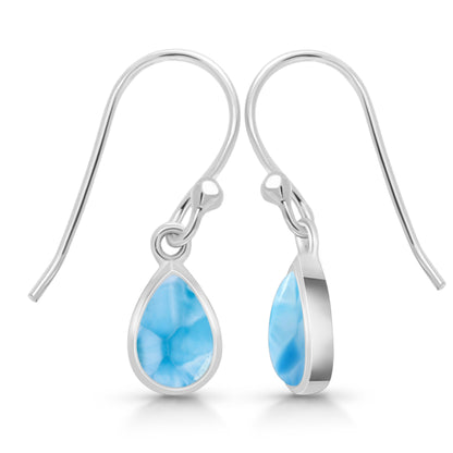 Sterling Silver Earrings Larimar  IGE-1117