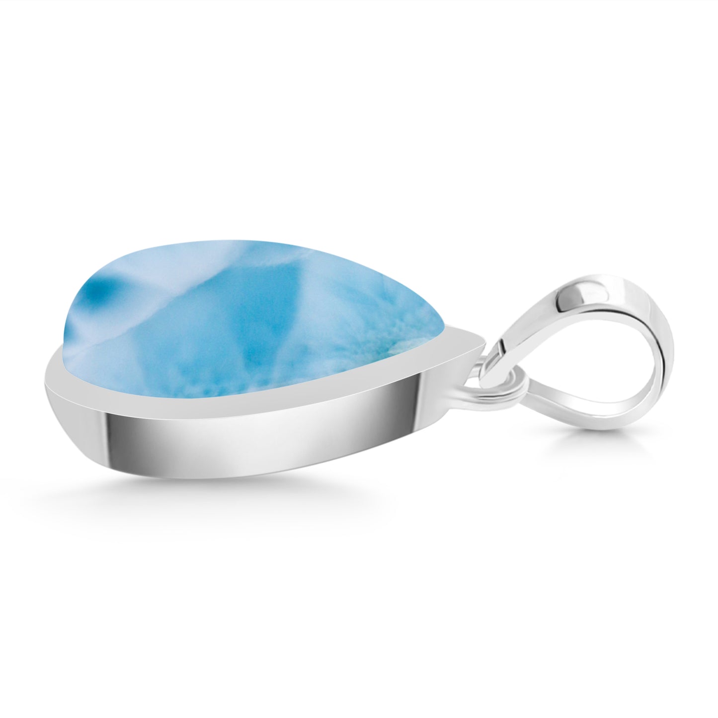 Sterling Silver Pendant Larimar  IGP-452