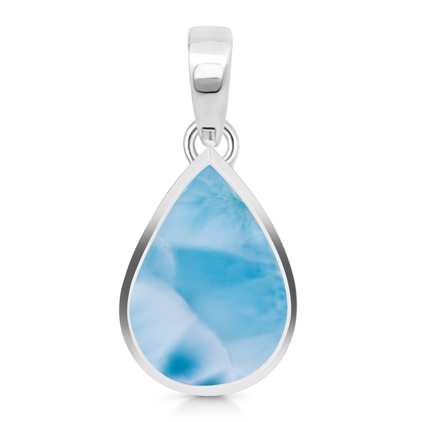 Sterling Silver Pendant Larimar  IGP-452