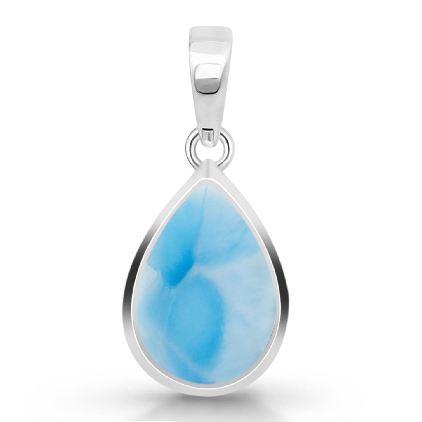 Sterling Silver Pendant Larimar  IGP-946