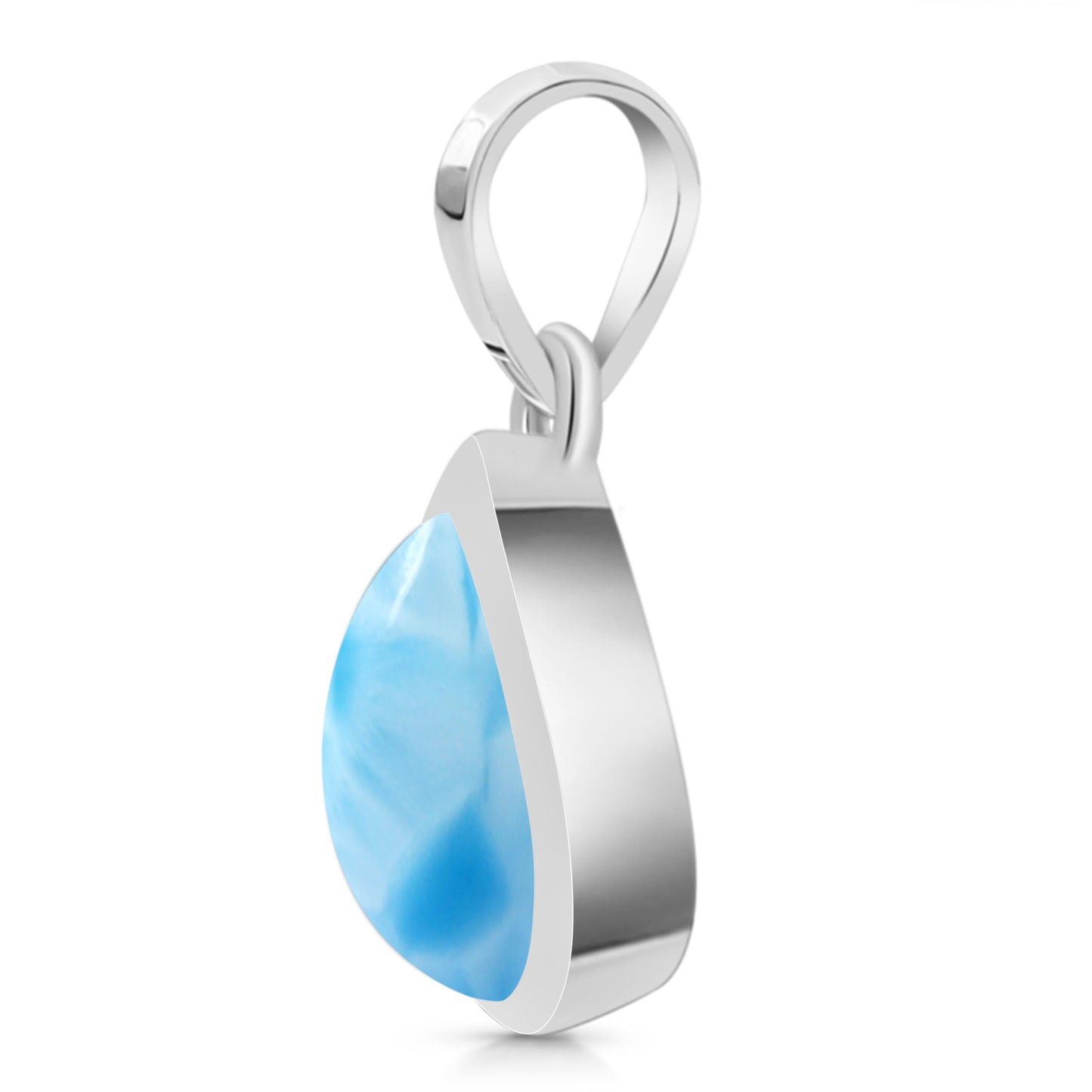 Sterling Silver Pendant Larimar  IGP-487