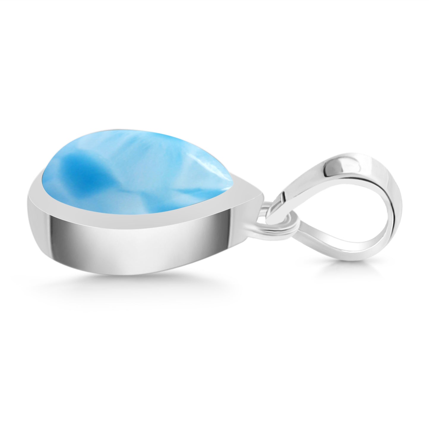 Sterling Silver Pendant Larimar  IGP-487