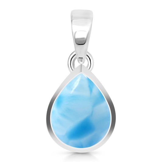 Sterling Silver Pendant Larimar  IGP-487