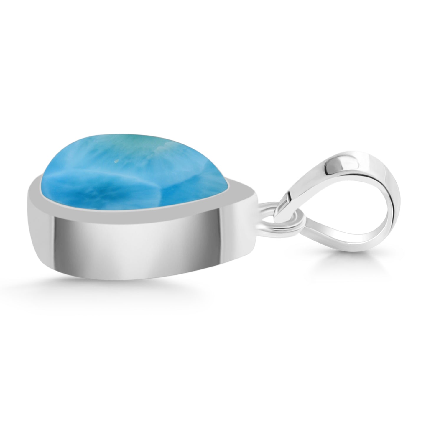 Sterling Silver Pendant Larimar  IGP-943