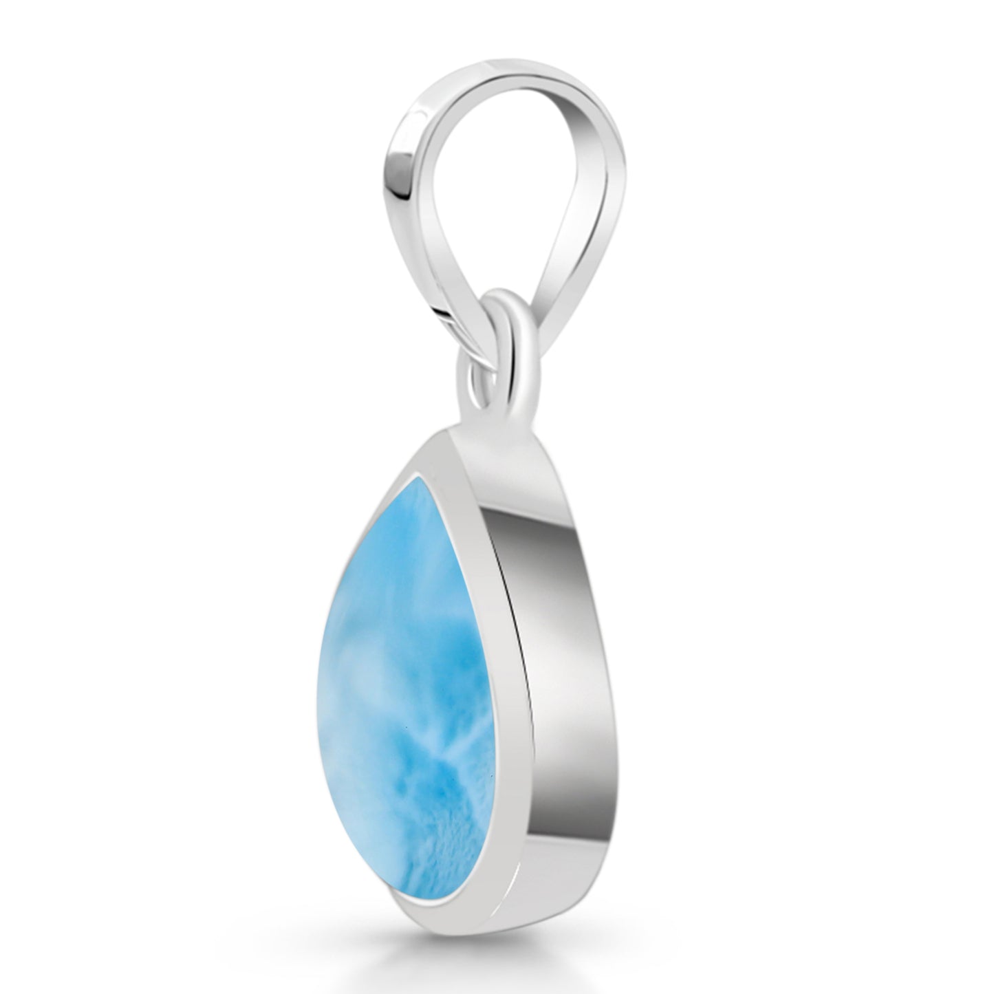 Sterling Silver Pendant Larimar  IGP-1048