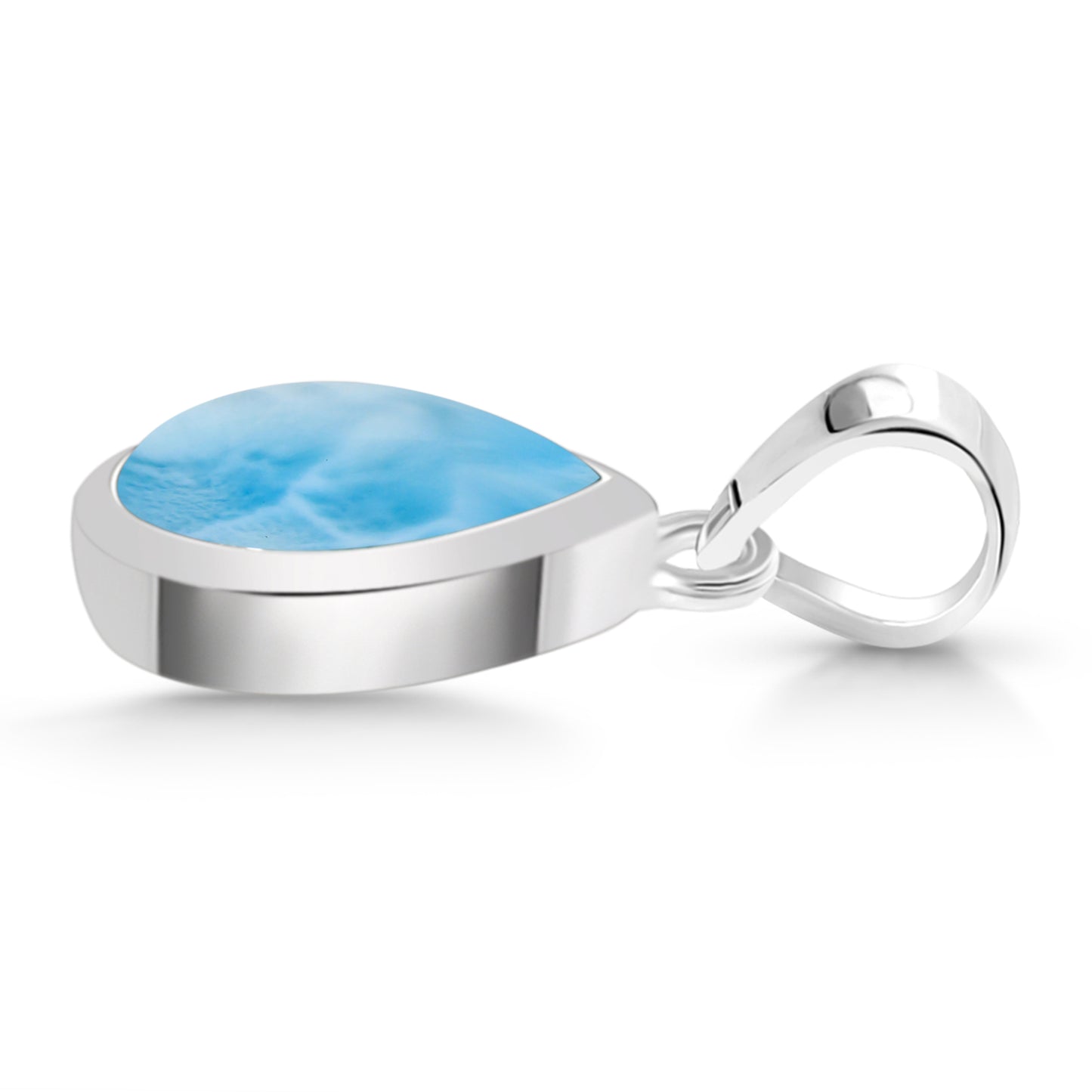 Sterling Silver Pendant Larimar  IGP-1048