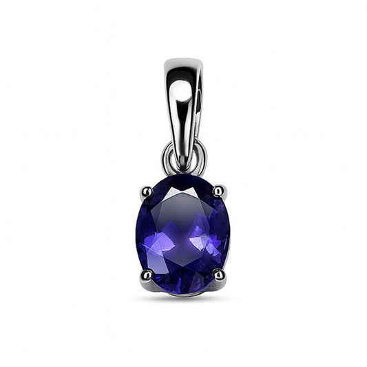 Sterling Silver Pendant Iolite  IGP-720