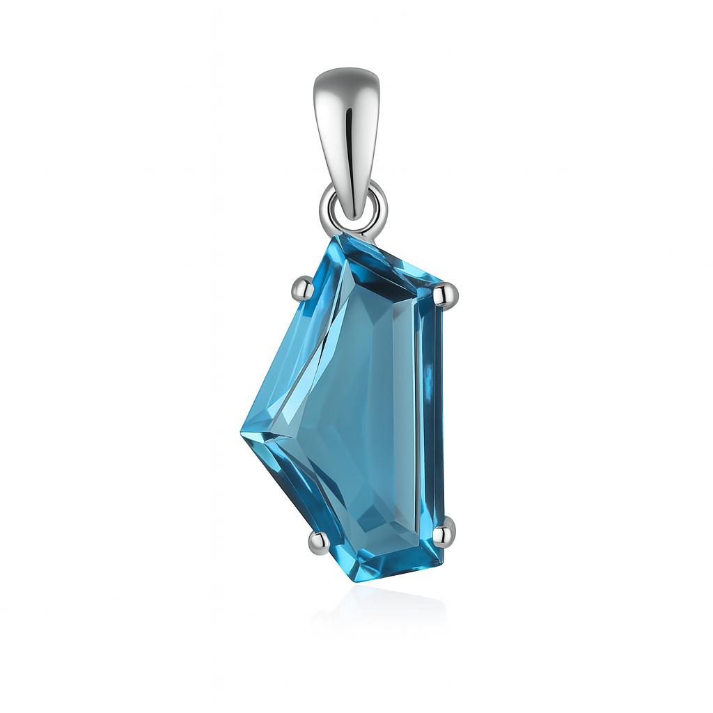 Pendant Swiss Blue Topaz Pendants CODE-1745