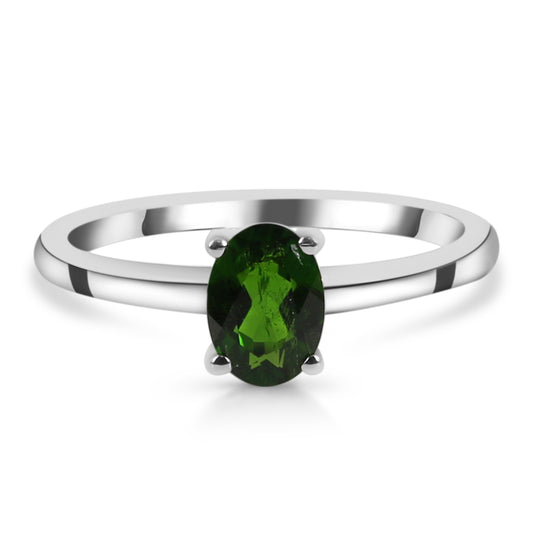 Sterling Silver Ring Chrome Diopside  IGR-2500 Size 5