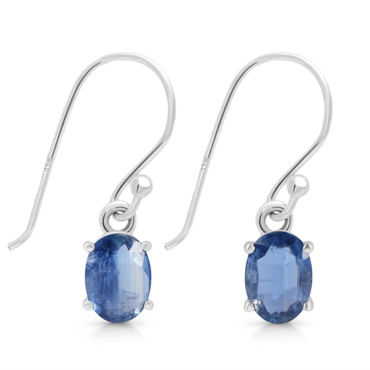 Sterling Silver Earrings Kyanite  IGE-673