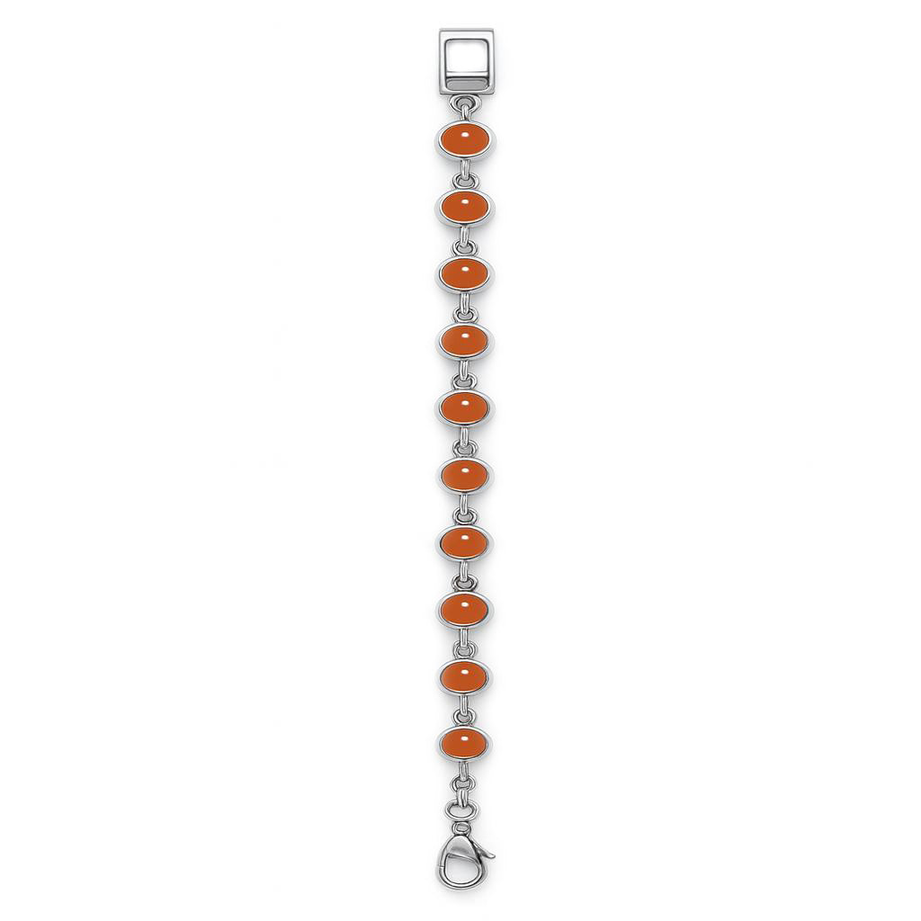 Sterling Silver Bracelet Carnelian   IGB-118