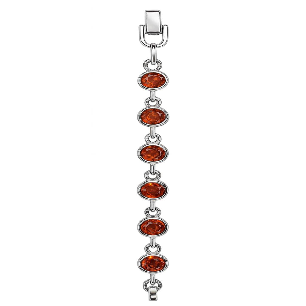 Sterling Silver Bracelet Orange Kyanite  IGB-118