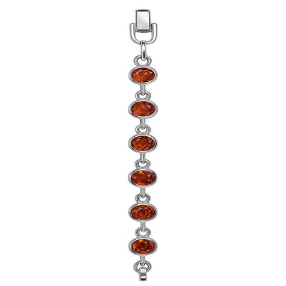 Sterling Silver Bracelet Orange Kyanite  IGB-118