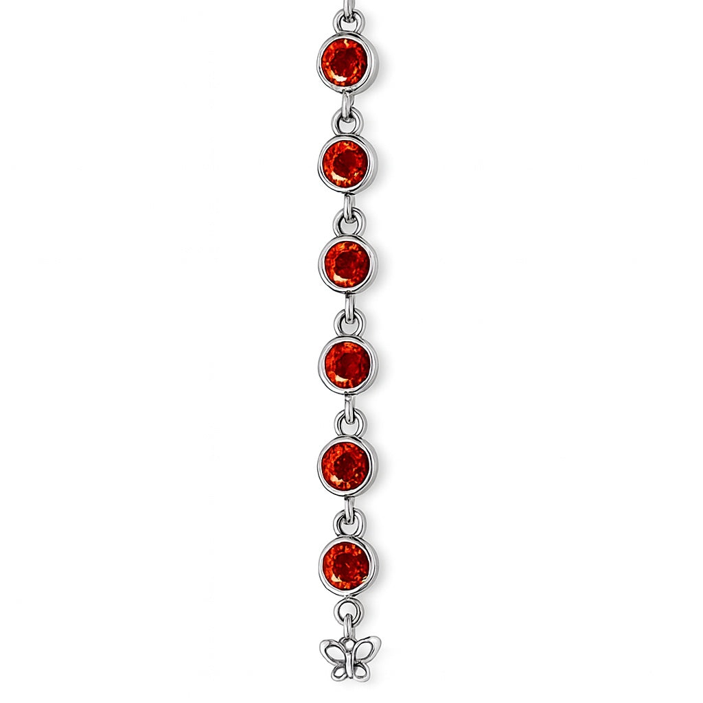 Sterling Silver Bracelet Orange Kyanite  IGB-118