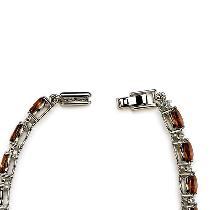 Sterling Silver Bracelet Orange Kyanite  IGB-108