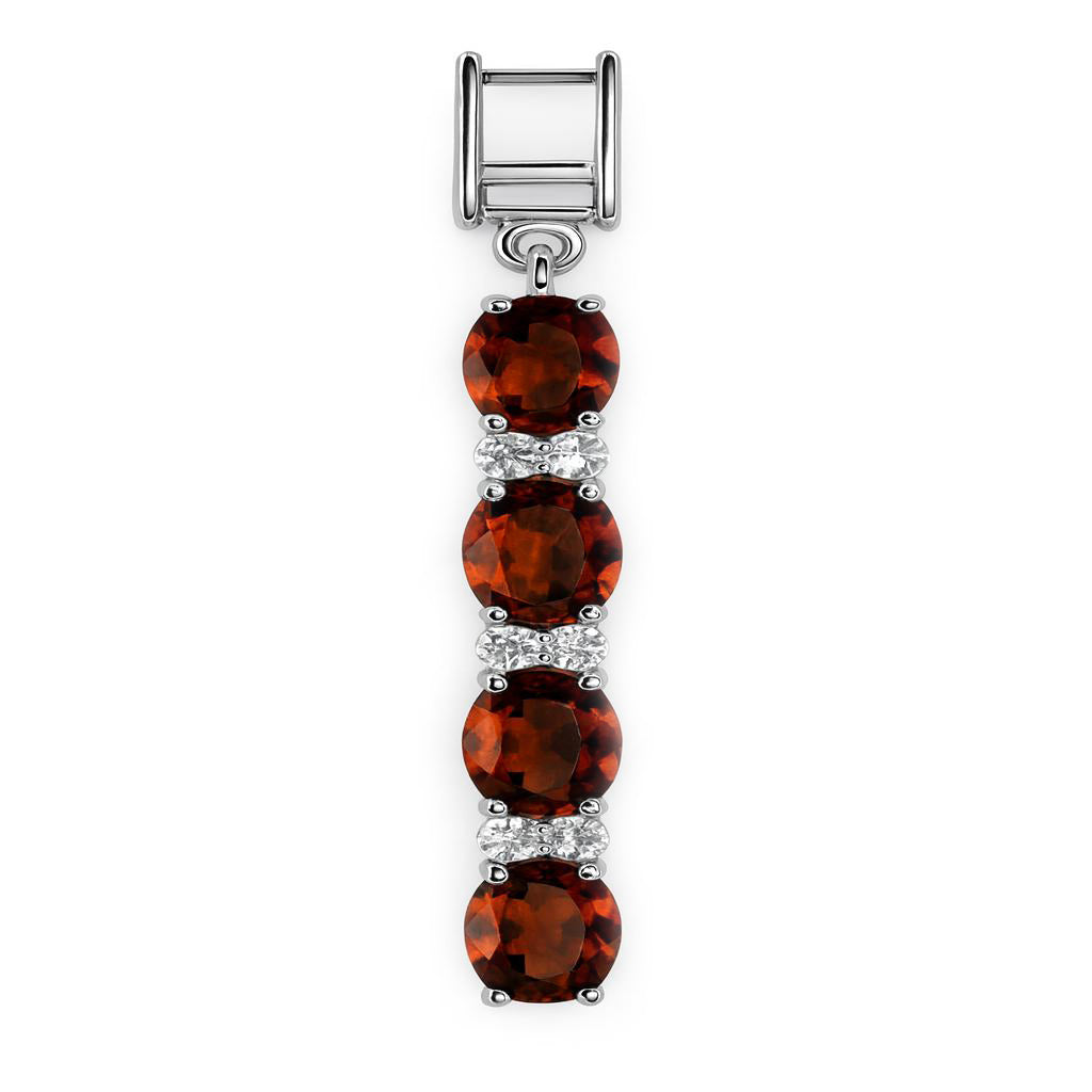 Sterling Silver Bracelet Orange Kyanite  IGB-108