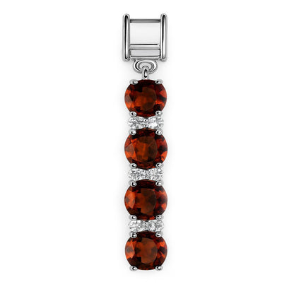 Sterling Silver Bracelet Orange Kyanite  IGB-108