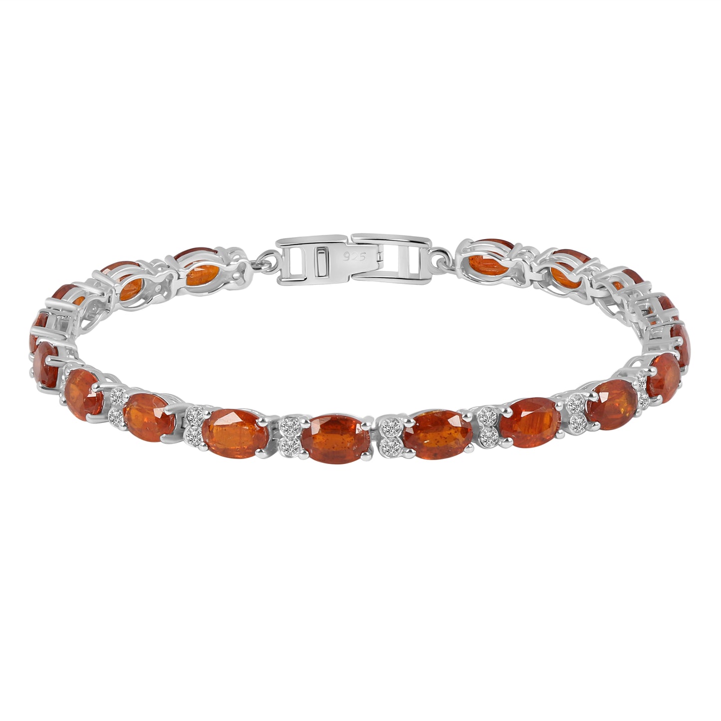 Sterling Silver Bracelet Orange Kyanite  IGB-108