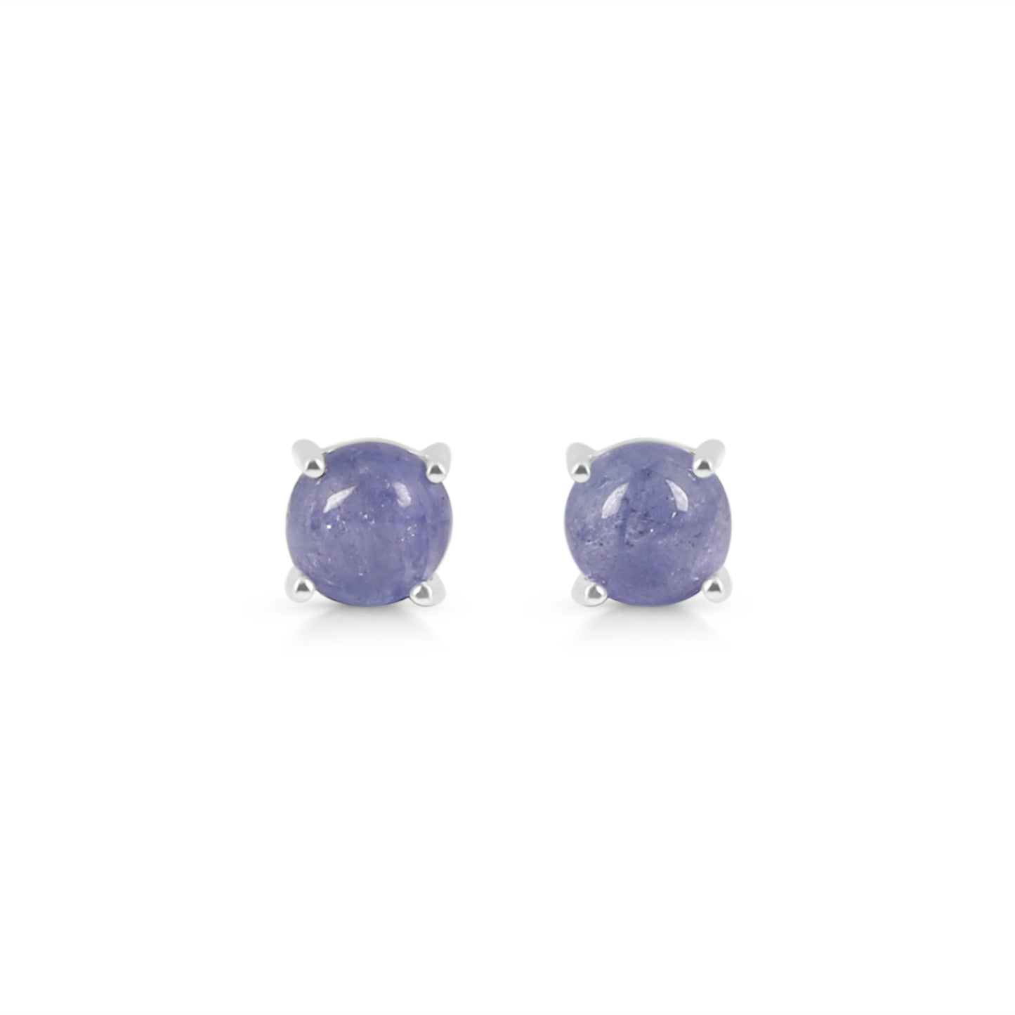 Sterling Silver Earrings Tanzanite  IGE-699