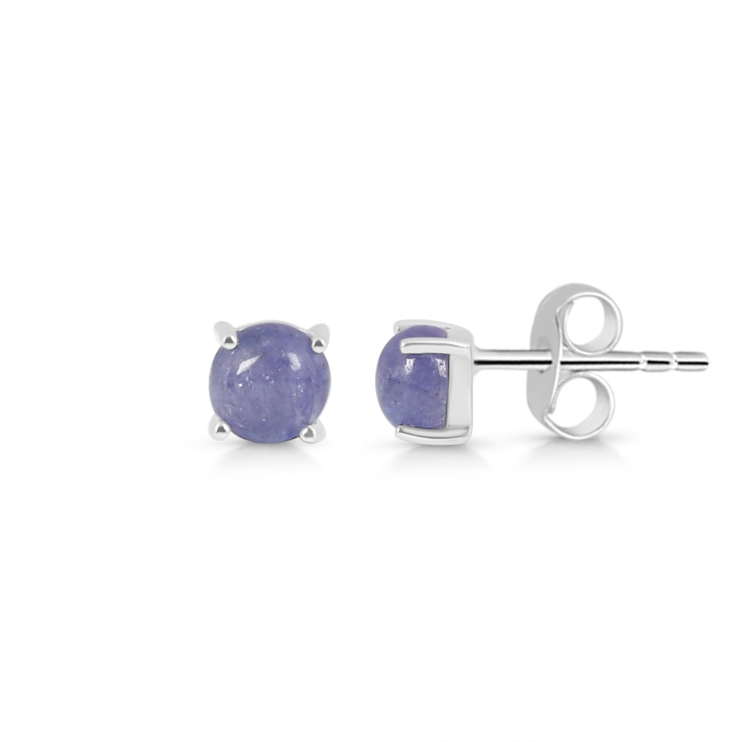 Sterling Silver Earrings Tanzanite  IGE-699