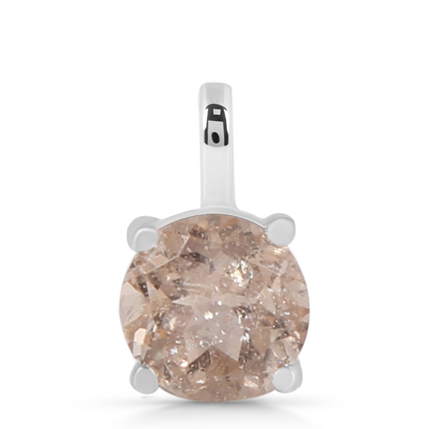 Sterling Silver Pendant Morganite  IGP-543