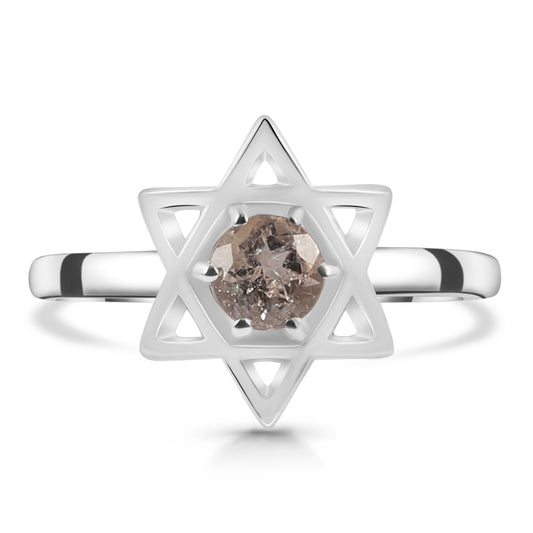 Sterling Silver Ring Morganite  IGR-2152 Size 5