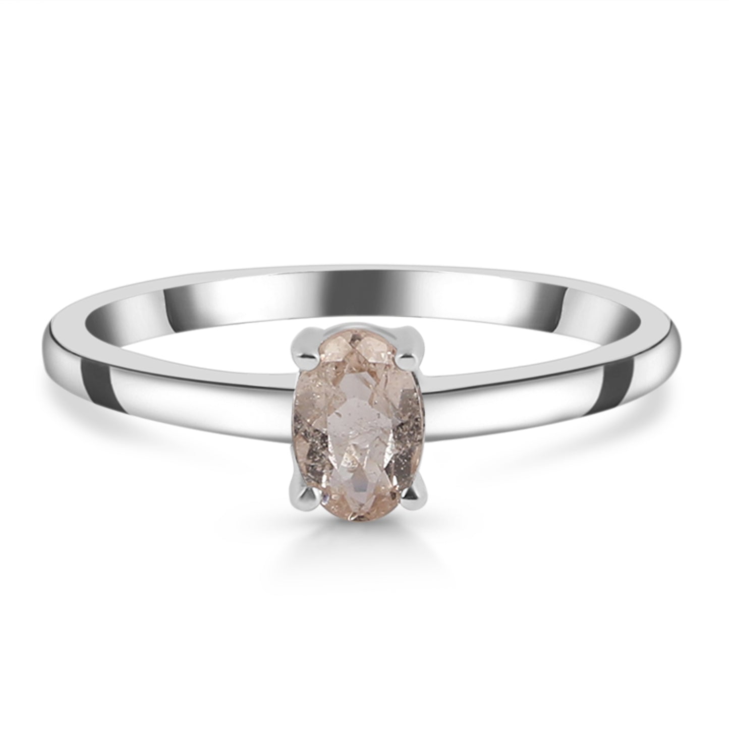 Sterling Silver Ring Morganite  IGR-2713 Size 6