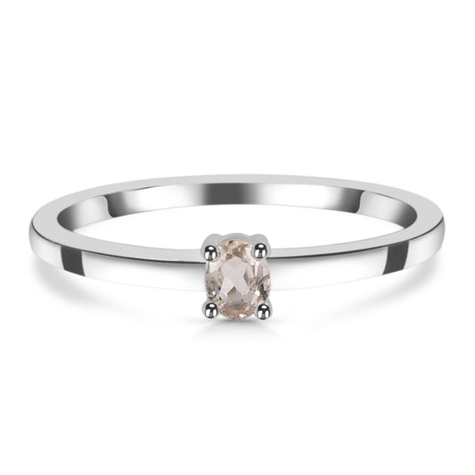 Sterling Silver Ring Morganite  IGR-2507 Size 9