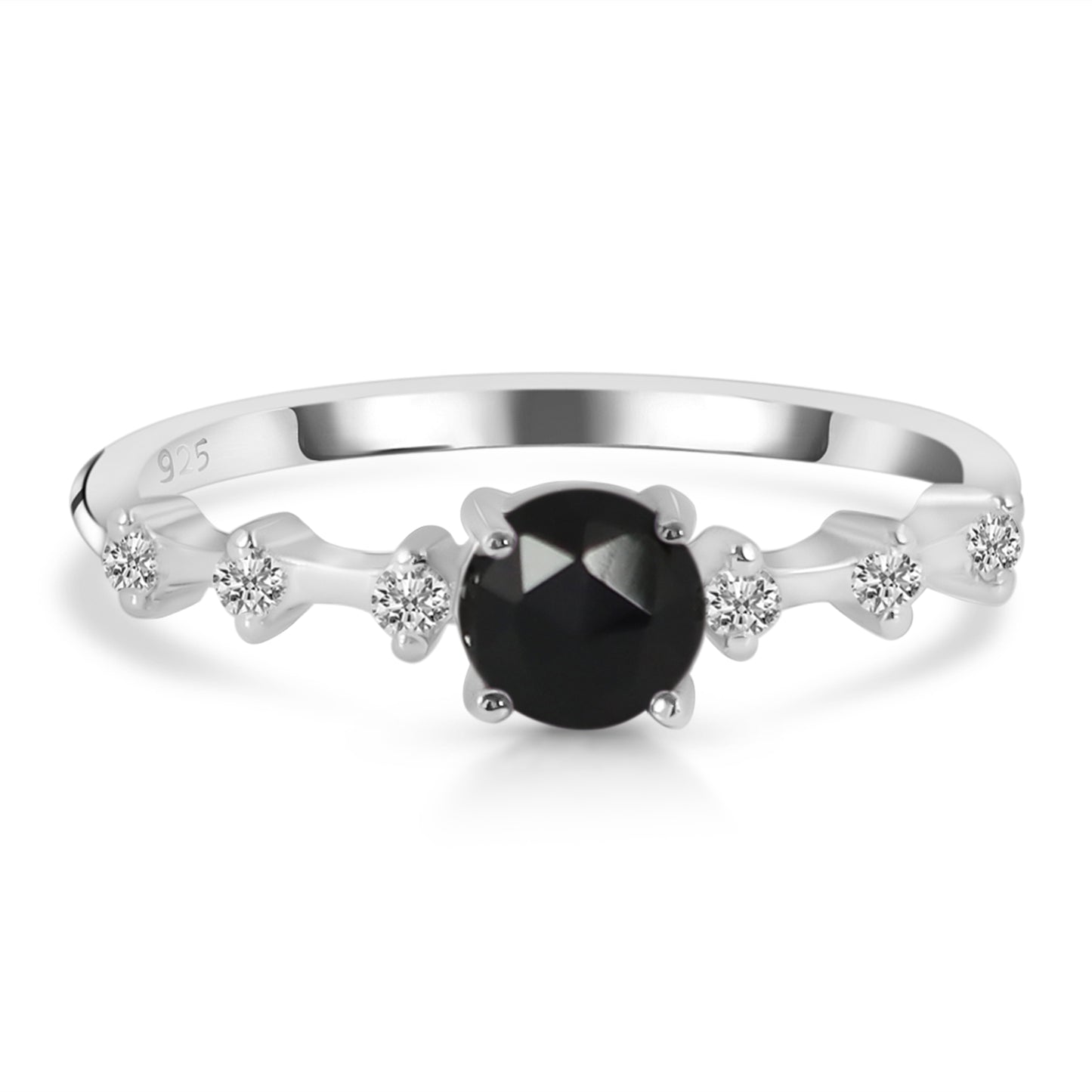 Sterling Silver Ring Black Tourmaline  IGR-2300 Size 6