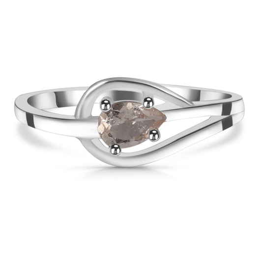 Sterling Silver Ring Morganite  IGR-2614 Size 6