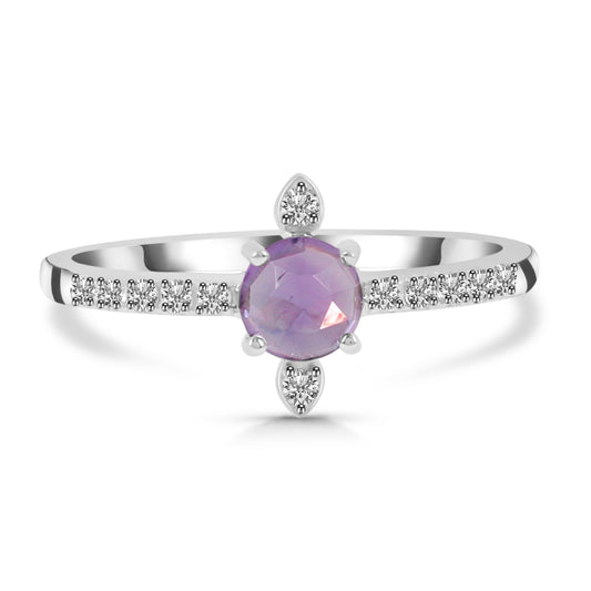 Sterling Silver Ring Amethyst  IGR-2282 Size 6
