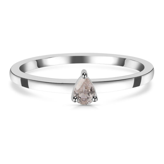 Sterling Silver Ring Morganite  IGR-2510 Size 10