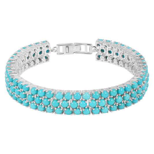 Sterling Silver Bracelet Turquoise  IGB-194