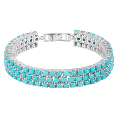 Sterling Silver Bracelet Turquoise  IGB-194