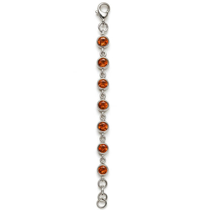 Sterling Silver Bracelet Orange Kyanite  IGB-116