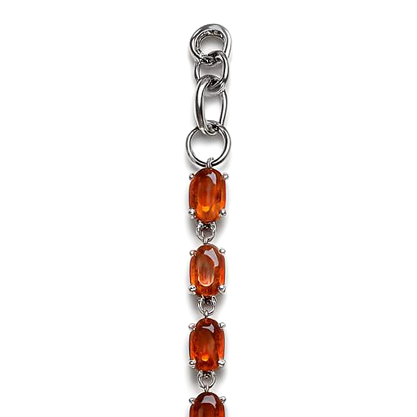 Sterling Silver Bracelet Orange Kyanite  IGB-71
