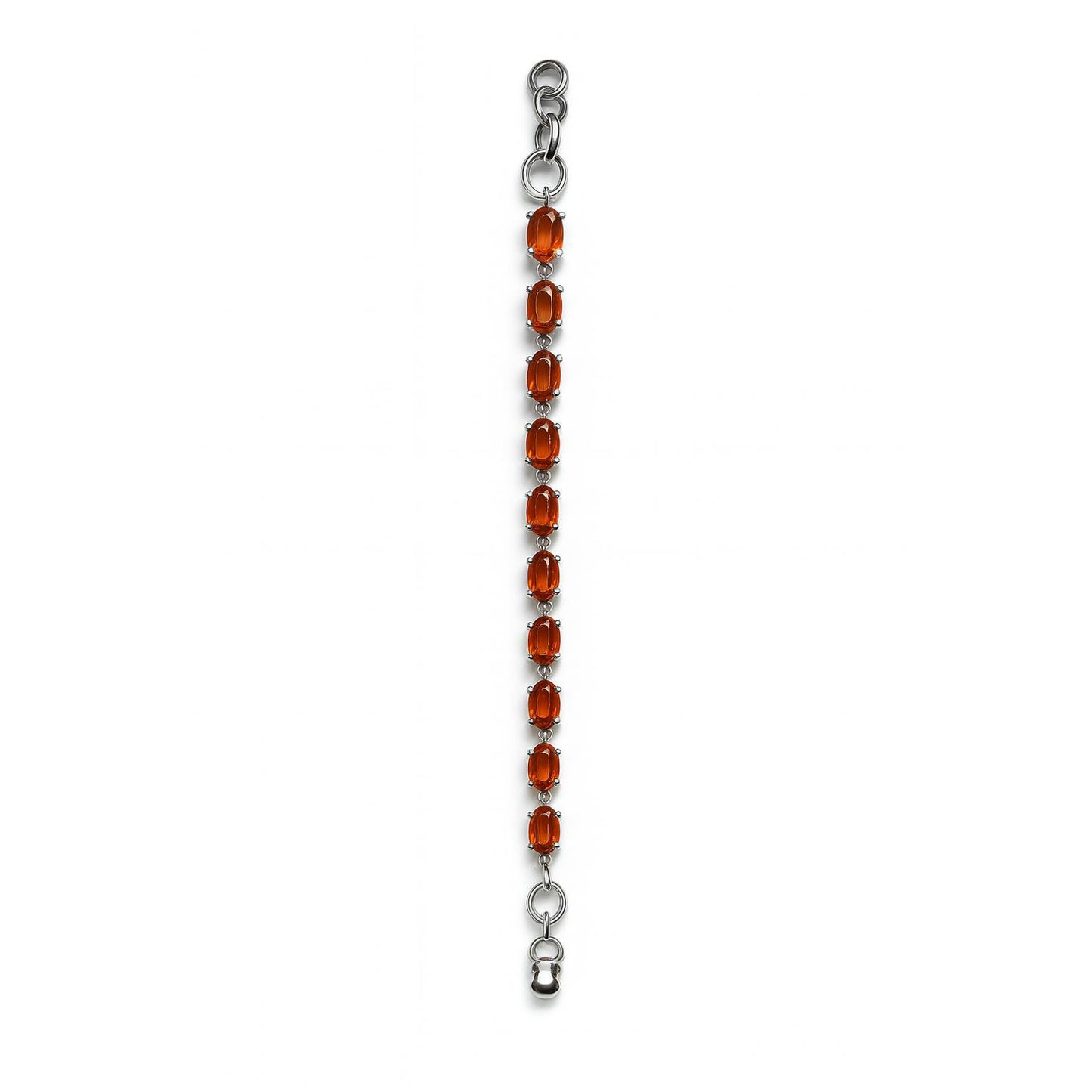 Sterling Silver Bracelet Orange Kyanite  IGB-71