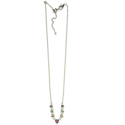 Sterling Silver Necklace Tourmaline  IGN-305