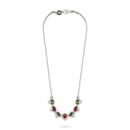 Sterling Silver Necklace Tourmaline  IGN-350