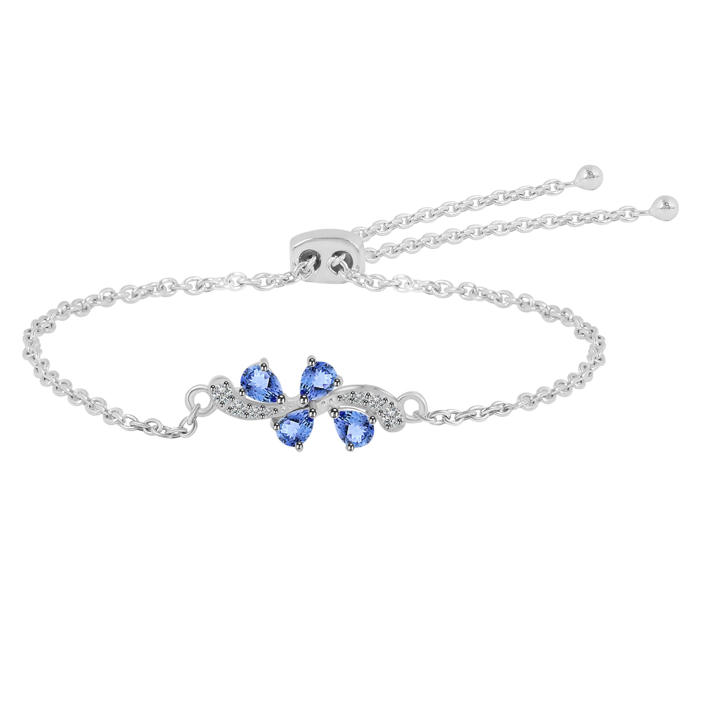 Sterling Silver Bracelet Tanzanite  IGB-148