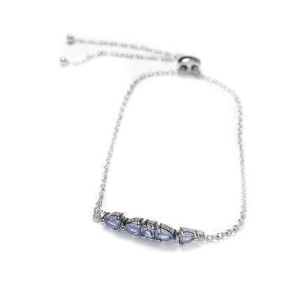 Sterling Silver Bracelet Tanzanite  IGB-150